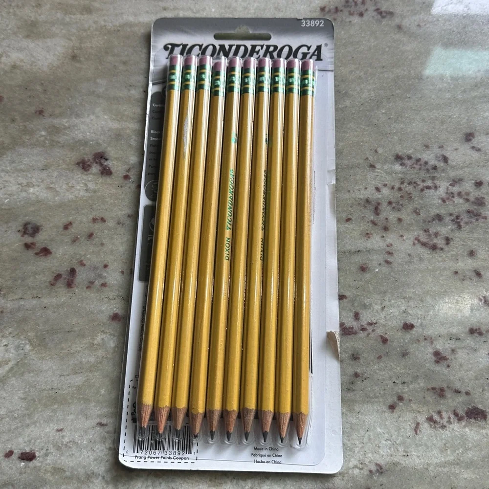 10 Ticonderoga #2 Pencils